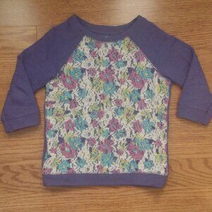 6X | Lacy Floral Sweater | Mudd